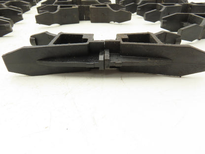 Ryson S00640 Spiral Conveyor Belt AA-3 Carrier Guide Clips Black  Lot of 80pcs