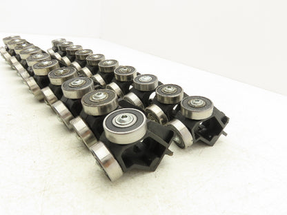 Ryson S00641 Spiral Conveyor Belt CC-3 Carrier Load Bearing Roller Lot of 20