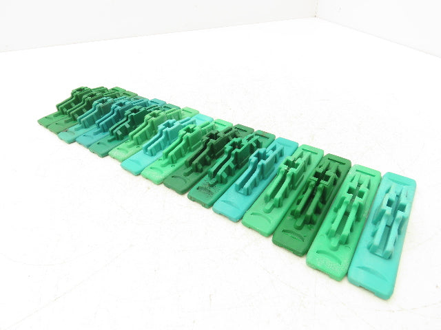 Ryson S00604 Green Slat Connector for Spiral Conveyor Belt Chain  Lot of 15