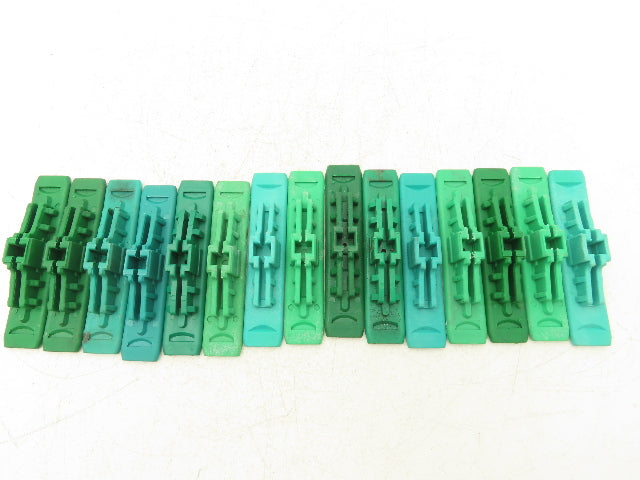Ryson S00604 Green Slat Connector for Spiral Conveyor Belt Chain  Lot of 15