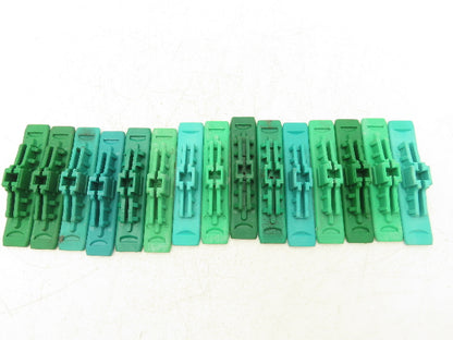 Ryson S00604 Green Slat Connector for Spiral Conveyor Belt Chain  Lot of 15