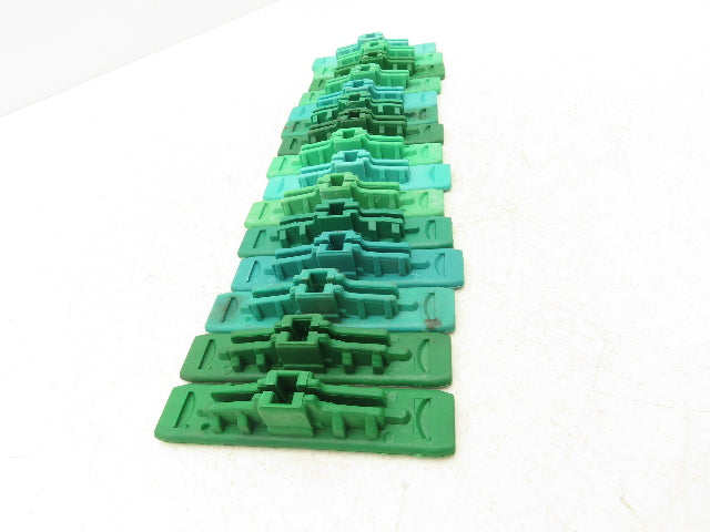 Ryson S00604 Green Slat Connector for Spiral Conveyor Belt Chain  Lot of 15