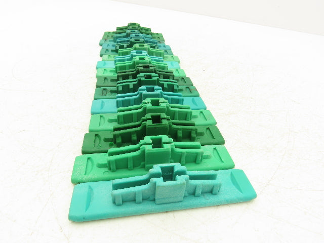 Ryson S00604 Green Slat Connector for Spiral Conveyor Belt Chain  Lot of 15