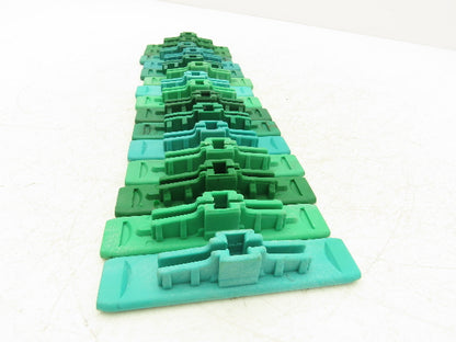 Ryson S00604 Green Slat Connector for Spiral Conveyor Belt Chain  Lot of 15