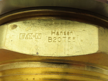 Hansen 20-ST/B20T55 Quick Disconnect ST Series Coupling 2-1/2" Socket/Plug 1 Set