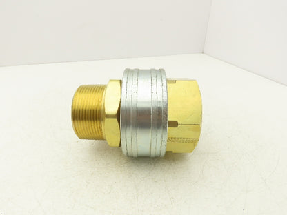 Hansen 20-ST/B20T55 Quick Disconnect ST Series Coupling 2-1/2" Socket/Plug 1 Set