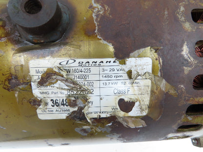 Yale TSW 160/4-225 Forklift Traction Drive Motor 36/48V Off ERC040AHN36TE082