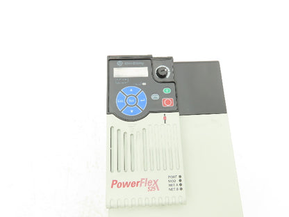 Allen Bradley 25B-D030N104 PowerFlex 525 VFD 500Hz 20Hp 460v 30A FRN 6.001 Ser A