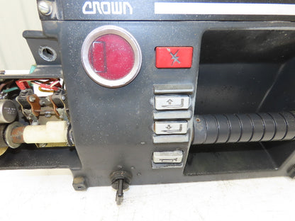 Crown 30SP36TL Order Picker Forklift Dash Control Panel With Accelerator & Key