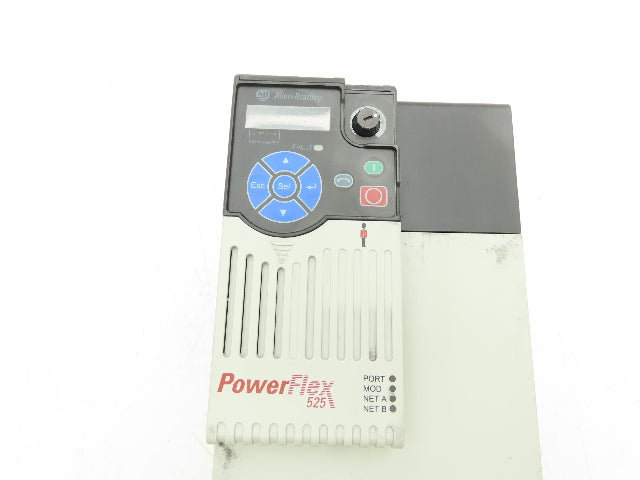 Allen Bradley 25B-D030N104 PowerFlex 525 VFD 500Hz 20Hp 460v 30A FRN 6.001 Ser A