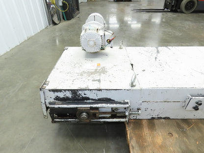Enomoto MA-400H 18"W x 84"L Flat Chip Conveyor 14" Belt 27" Infeed 220V 3PH