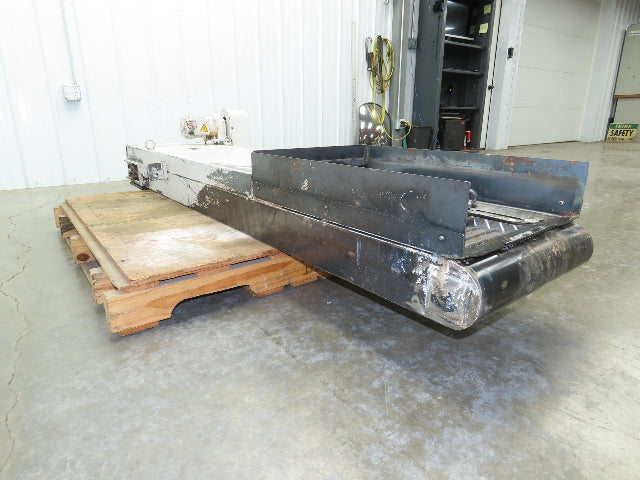 Enomoto MA-400H 18"W x 84"L Flat Chip Conveyor 14" Belt 27" Infeed 220V 3PH