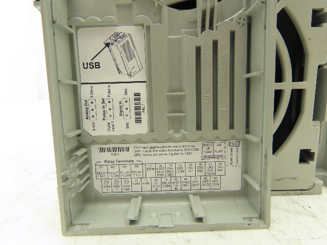 Allen Bradley 25B-D030N104 PowerFlex 525 VFD 500Hz 20Hp 460v 30A Ser A FRN 7.001