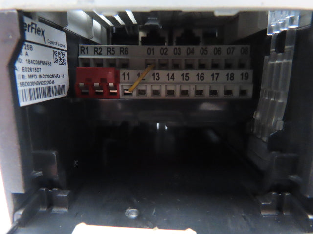 Allen Bradley 25B-D030N104 PowerFlex 525 VFD 500Hz 20Hp 460v 30A Ser A FRN 6.001