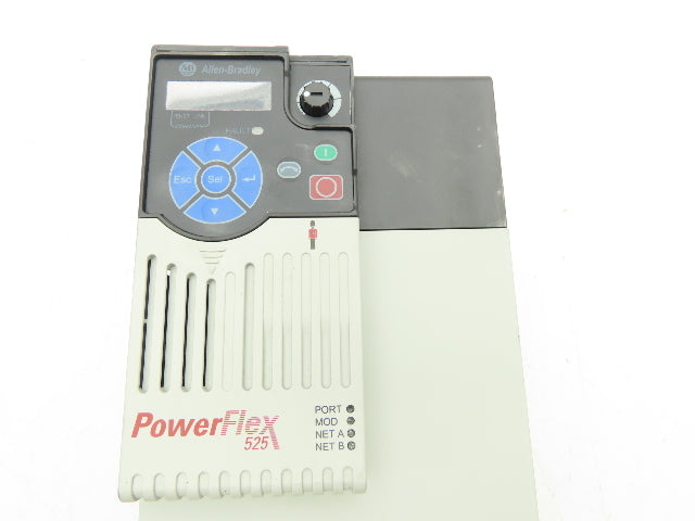 Allen Bradley 25B-D030N104 PowerFlex 525 VFD 20Hp 460v 500Hz 30A Ser A FRN 6.001