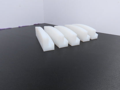 Intelligrated 51000900 Nylon Chain Guide 510 De Int Tu 1.281 6-3/8"L  Lot of 5