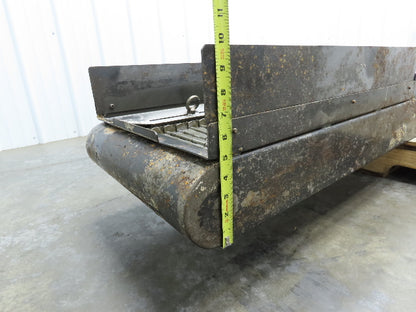 Enomoto MA-400H 18"W x 84"L Flat Chip Conveyor 14" Belt 27" Infeed 220V 3PH