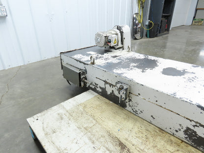 Enomoto MA-400H 18"W x 84"L Flat Chip Conveyor 14" Belt 27" Infeed 220V 3PH