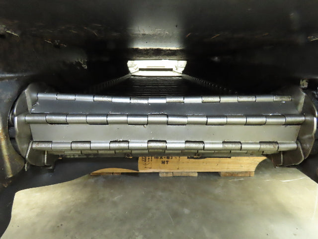 Enomoto MA-400H 18"W x 84"L Flat Chip Conveyor 14" Belt 27" Infeed 220V 3PH
