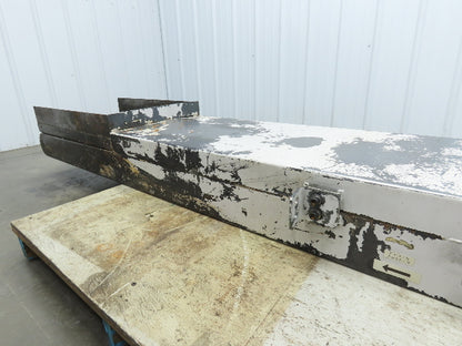 Enomoto MA-400H 18"W x 84"L Flat Chip Conveyor 14" Belt 27" Infeed 220V 3PH