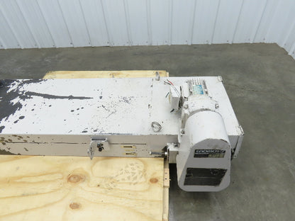 Enomoto MA-400H 18"W x 84"L Flat Chip Conveyor 14" Belt 27" Infeed 220V 3PH