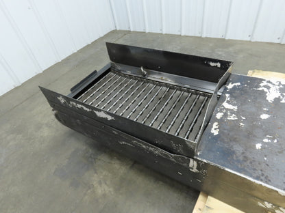 Enomoto MA-400H 18"W x 84"L Flat Chip Conveyor 14" Belt 27" Infeed 220V 3PH