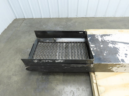 Enomoto MA-400H 18"W x 84"L Flat Chip Conveyor 14" Belt 27" Infeed 220V 3PH