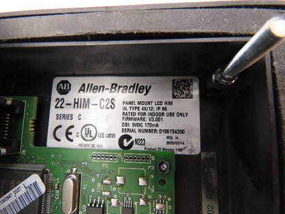 Allen Bradley 22-HIM-C2S Panel Mount LCD HIM Drive Keypad Control