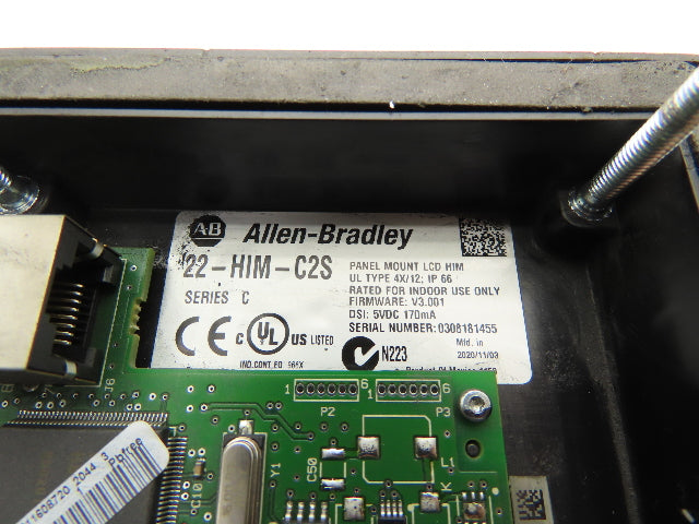 Allen Bradley 22-HIM-C2S Panel Mount LCD HIM Drive Keypad Control