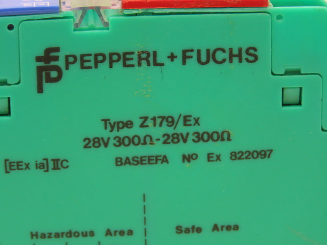 Pepperl + Fuchs Z179/Ex Safety Barrier/Diode Relay Module 28V 300 Ohms