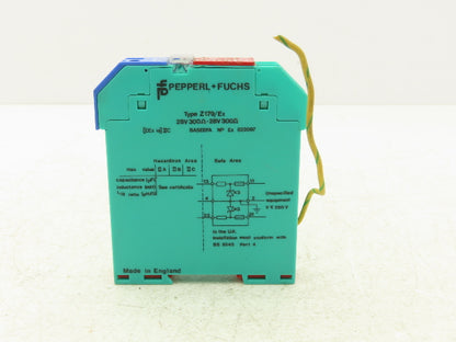 Pepperl + Fuchs Z179/Ex Safety Barrier/Diode Relay Module 28V 300 Ohms