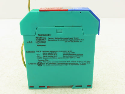 Pepperl + Fuchs Z179/Ex Safety Barrier/Diode Relay Module 28V 300 Ohms