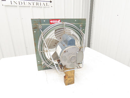 New York Blower Size 122  12" Propeller Fan 1/4Hp 1725rpm 115V 1PH 17.25"W Frame