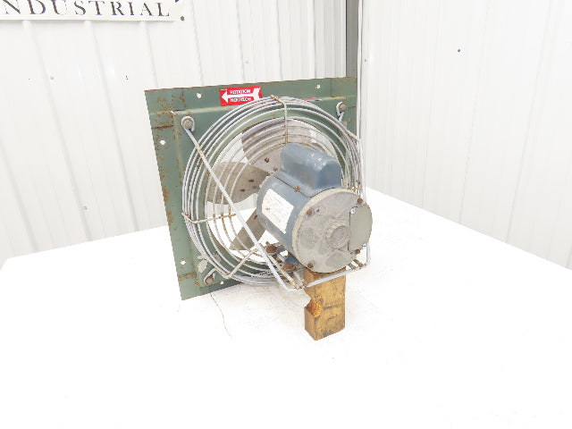 New York Blower Size 122  12" Propeller Fan 1/4Hp 1725rpm 115V 1PH 17.25"W Frame