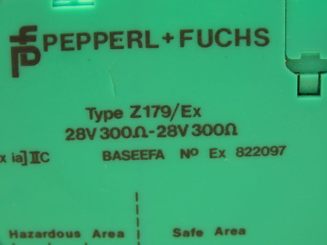 Pepperl + Fuchs Z179/Ex Safety Barrier/Diode Relay Module 28V Missing Cover