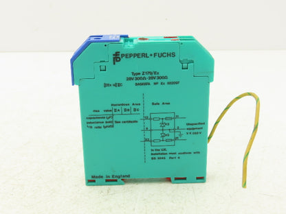 Pepperl + Fuchs Z179/Ex Safety Barrier/Diode Relay Module 28V Missing Cover