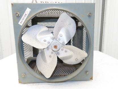Loren Cook 12A17D-XP 12" Cabinet Exhaust Fan 1/4Hp 1725rpm 115V 1PH 16.5"W