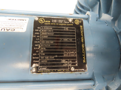 Ametek Rotron EN656M72XL Regenerative Blower 212CFM 3Hp 3475RPM 230/460V 3PH