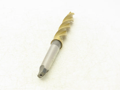 HTC T-613573 22mm Drill 3 Flute 3 Step 13.75mm to 22mm OD 9-7/8"OAL Coated (TiN)