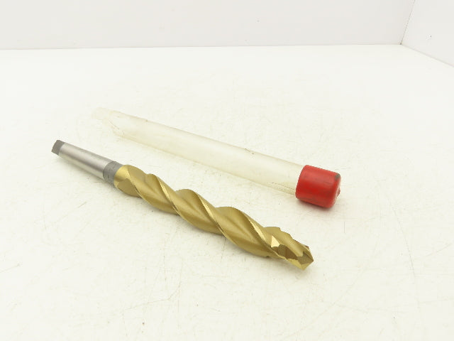 HTC T-613573 22mm Drill 3 Flute 3 Step 13.75mm to 22mm OD 9-7/8"OAL Coated (TiN)