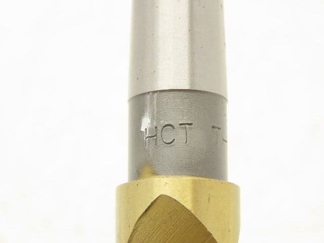 HTC T-613573 22mm Drill 3 Flute 3 Step 13.75mm to 22mm OD 9-7/8"OAL Coated (TiN)