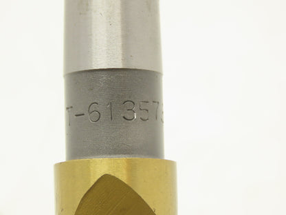 HTC T-613573 22mm Drill 3 Flute 3 Step 13.75mm to 22mm OD 9-7/8"OAL Coated (TiN)
