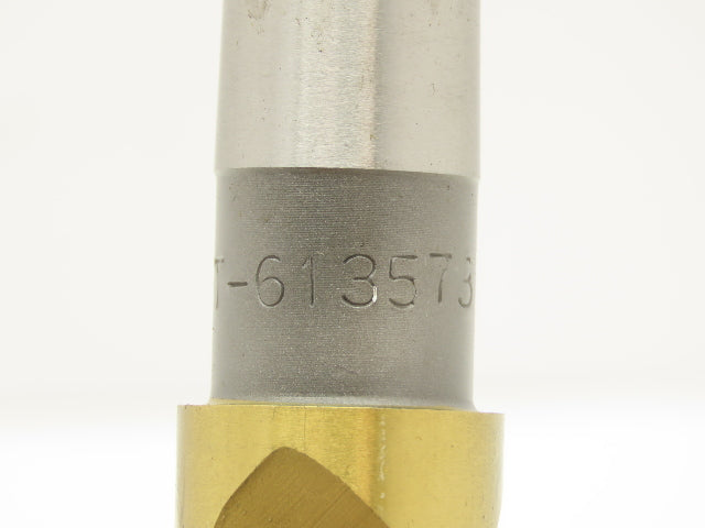 HTC T-613573 22mm Drill 3 Flute 3 Step 13.75mm to 22mm OD 9-7/8"OAL Coated (TiN)