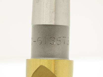 HTC T-613573 22mm Drill 3 Flute 3 Step 13.75mm to 22mm OD 9-7/8"OAL Coated (TiN)