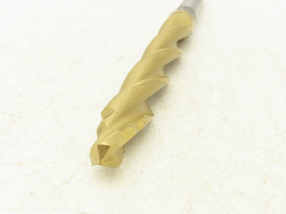 HTC T-613573 22mm Drill 3 Flute 3 Step 13.75mm to 22mm OD 9-7/8"OAL Coated (TiN)