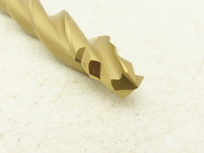 HTC T-613573 22mm Drill 3 Flute 3 Step 13.75mm to 22mm OD 9-7/8"OAL Coated (TiN)