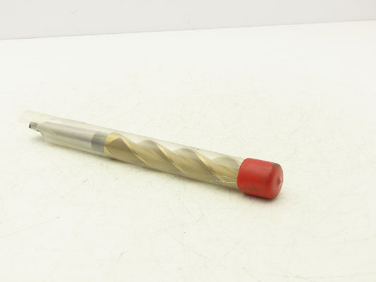 HTC T-613573 22mm Drill 3 Flute 3 Step 13.75mm to 22mm OD 9-7/8"OAL Coated (TiN)