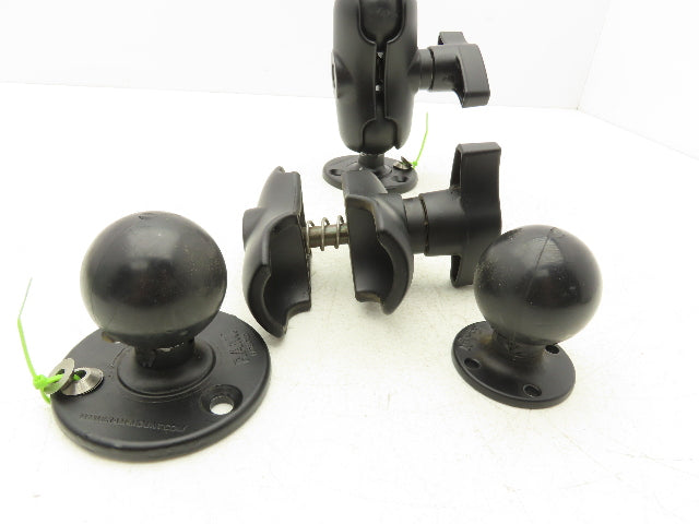 Ram Mounts RMR-D-178 Double Socket Arm Size C 7-3/4" Long Round Base Lot of 2