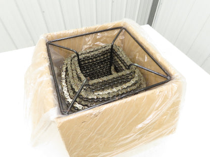 50RX100FT SP D-1 E2PIN SP87 #50 Roller Chain Riveted Standard 100' Reel