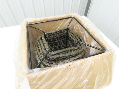 50RX100FT SP D-1 E2PIN SP87 #50 Roller Chain Riveted Standard 100' Reel